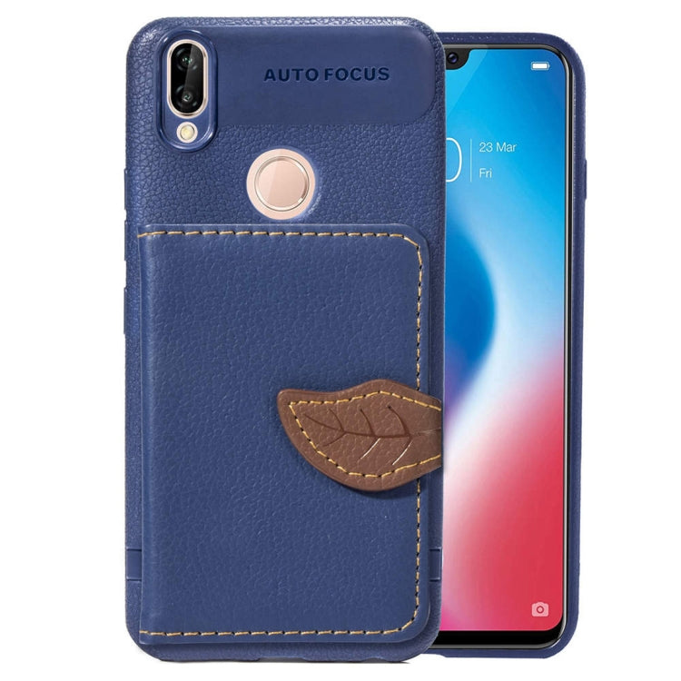 Leaf Style Magnetic Leather Case for Huawei P20 Lite / Nova 3e, with Holder & Card Slots & Wallet & Photo Frame