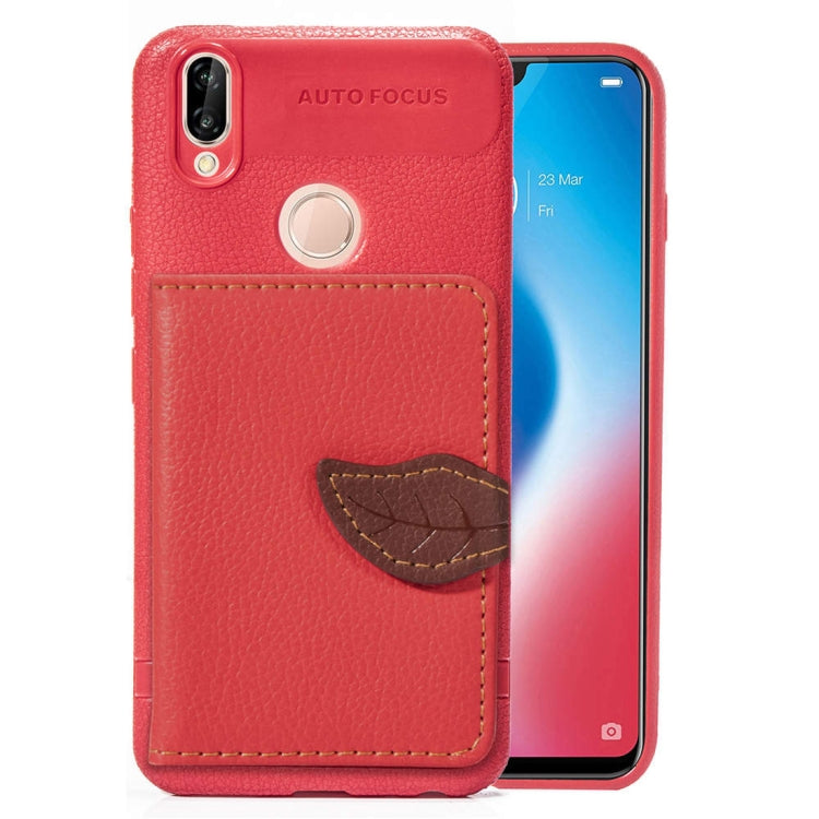 Leaf Style Magnetic Leather Case for Huawei P20 Lite / Nova 3e, with Holder & Card Slots & Wallet & Photo Frame