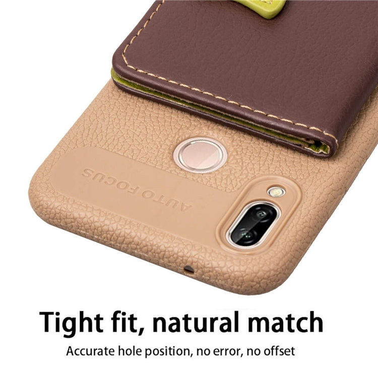 Leaf Style Magnetic Leather Case for Huawei P20 Lite / Nova 3e, with Holder & Card Slots & Wallet & Photo Frame