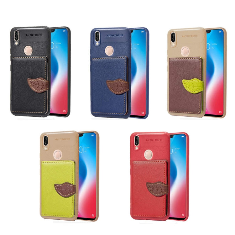 Leaf Style Magnetic Leather Case for Huawei P20 Lite / Nova 3e, with Holder & Card Slots & Wallet & Photo Frame