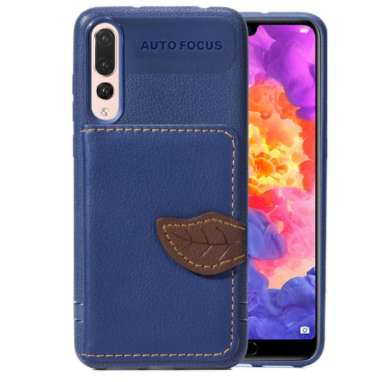 Leaf Style Magnetic Leather Case for Huawei P20 Pro, with Holder & Card Slots & Wallet & Photo Frame