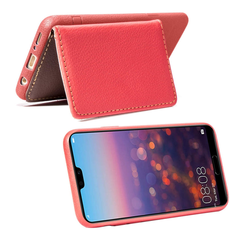 Leaf Style Magnetic Leather Case for Huawei P20 Pro, with Holder & Card Slots & Wallet & Photo Frame