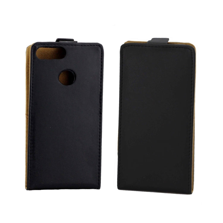 Business Style Vertical Flip TPU Leather Case  for Huawei Honor 9 Lite , with Card Slot (Black)