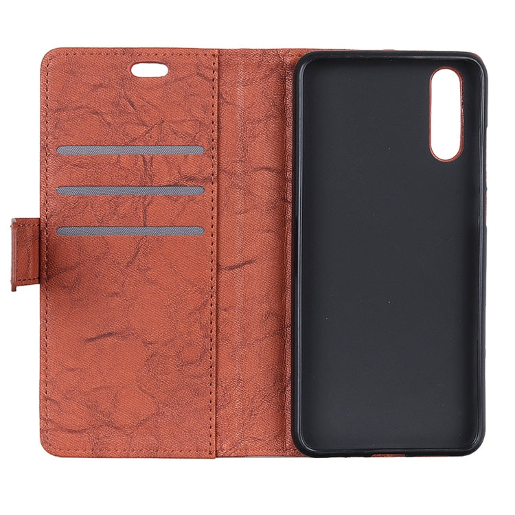 Copper Buckle Retro Crazy Horse Texture Horizontal Flip Leather Case for Huawei P20 Pro, with Holder & Card Slots & Wallet