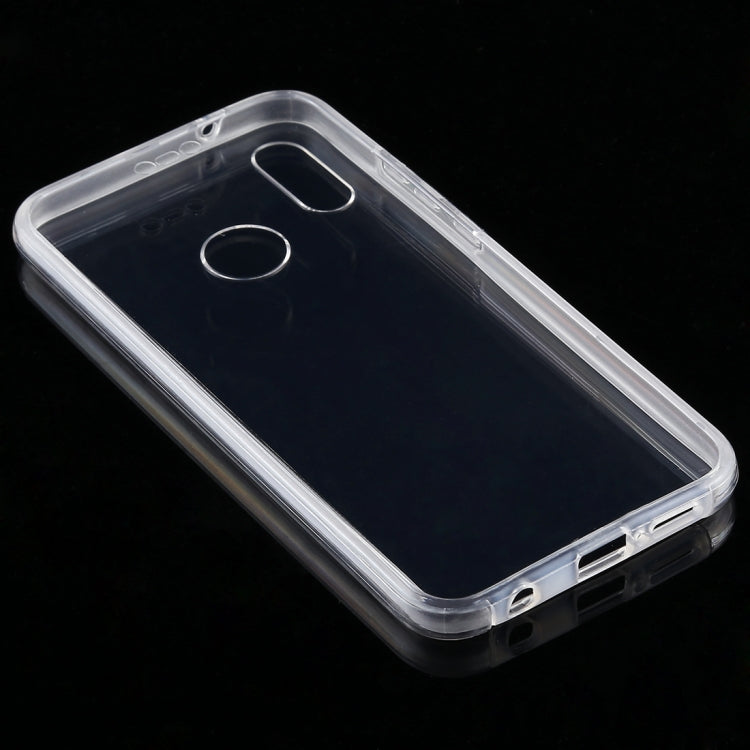 0.75mm Double-sided Ultra-thin Transparent PC + TPU Case for Huawei P20 Lite