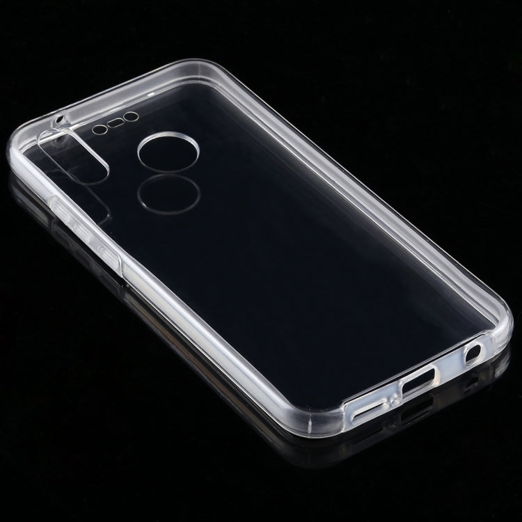 0.75mm Double-sided Ultra-thin Transparent PC + TPU Case for Huawei P20 Lite