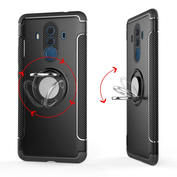 Magnetic 360 Degree Rotation Ring Holder Armor Protective Case for Huawei Mate 10 Pro