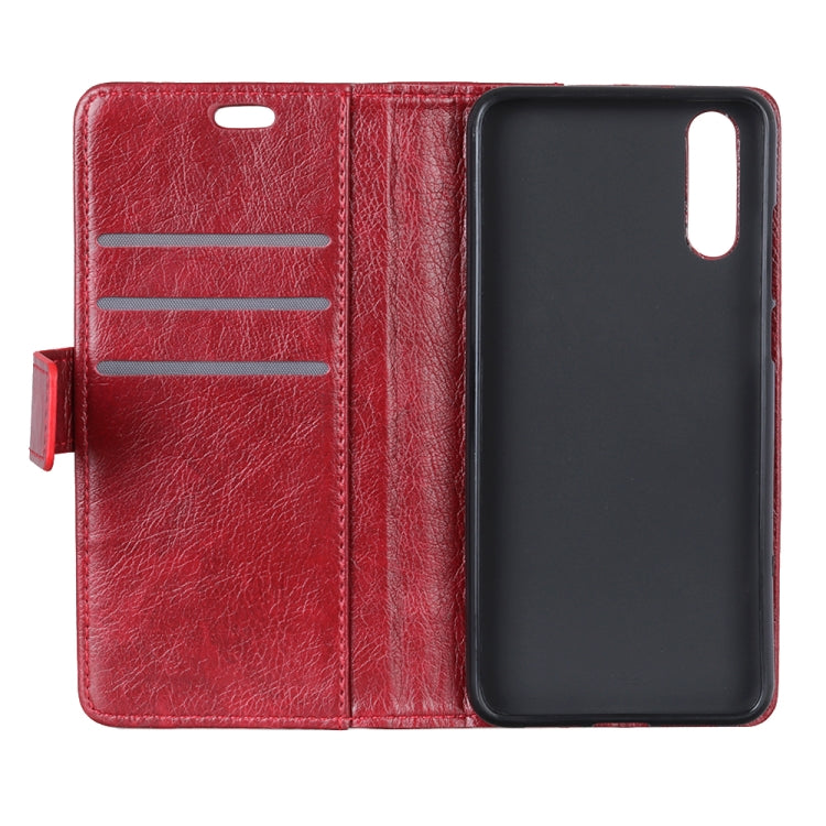 Copper Buckle Nappa Texture Horizontal Flip Leather Case with Holder & Card Slots & Wallet For Huawei P20 Pro