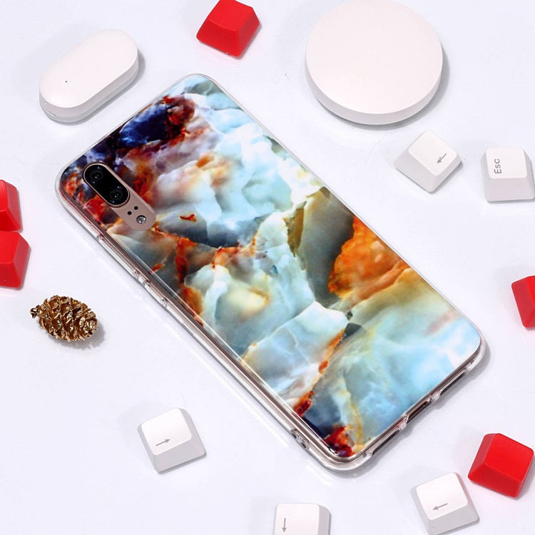 Marble Pattern TPU Soft Protective Case For Huawei P20