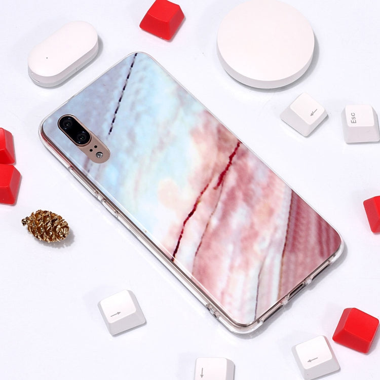 Marble Pattern TPU Soft Protective Case For Huawei P20