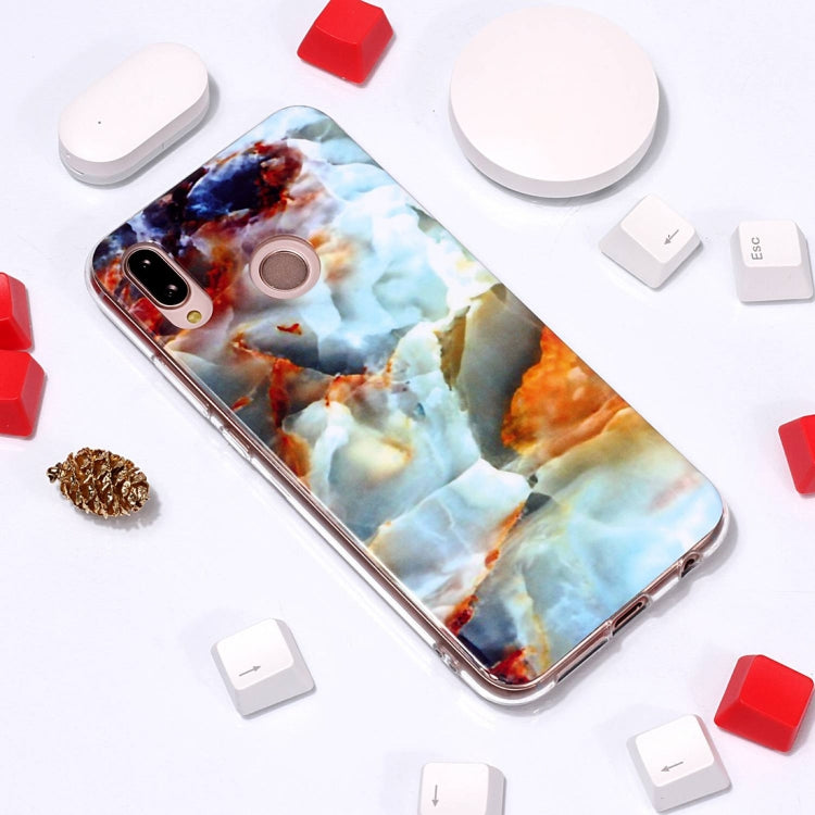 Marble Pattern TPU Soft Protective Case For Huawei P20 Lite / Nova 3e