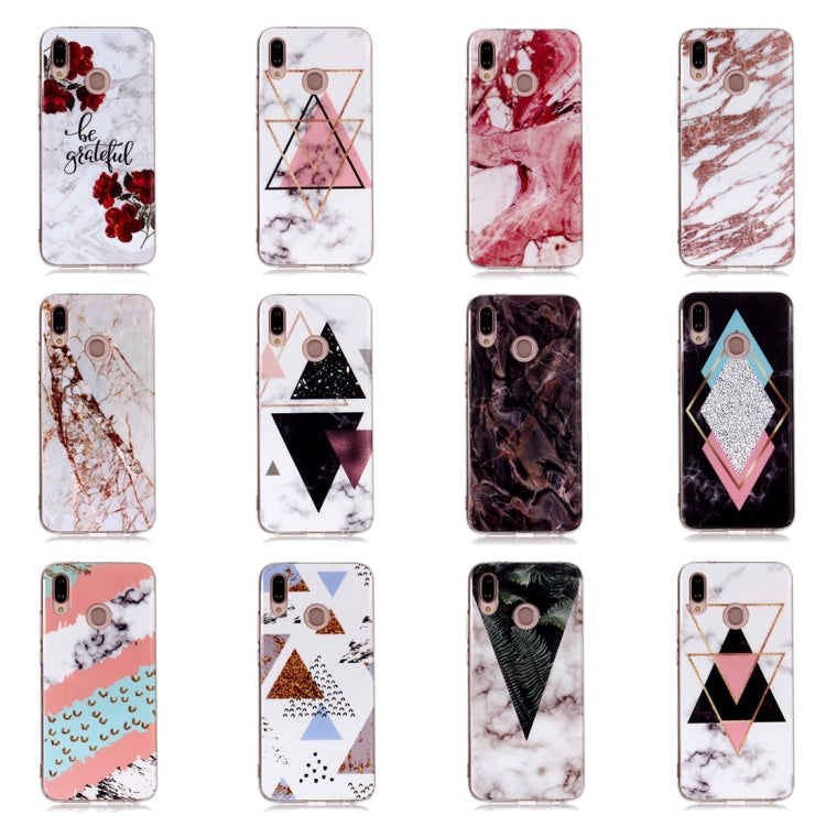 Marble Pattern TPU Soft Protective Case For Huawei P20 Lite / Nova 3e
