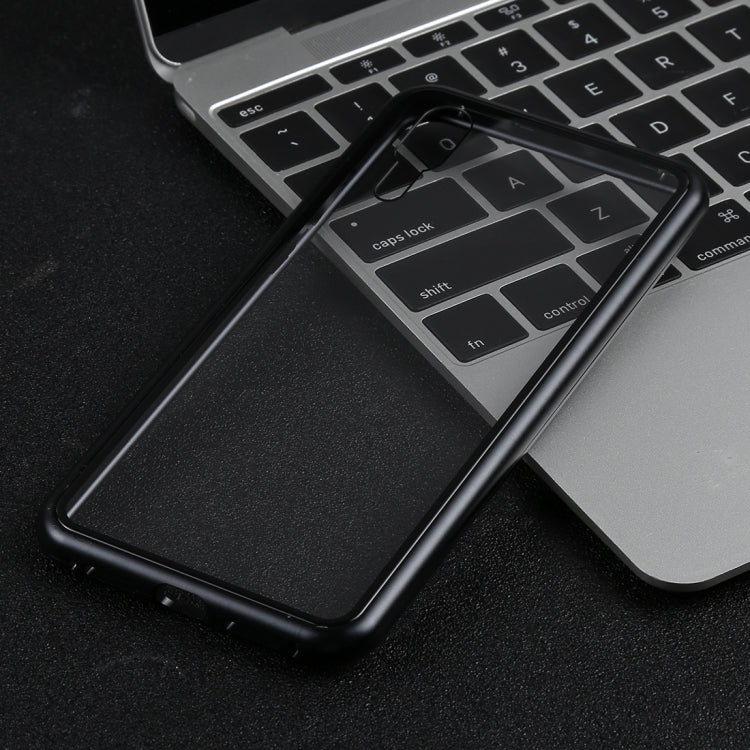 Magnetic Metal Frame Tempered Glass Case for Huawei P20