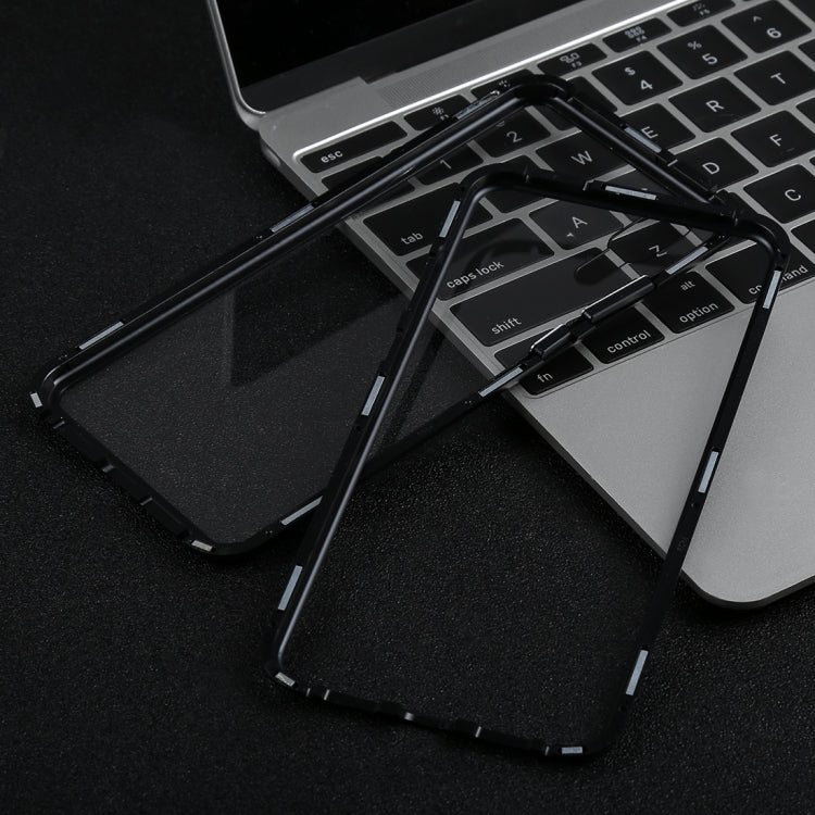 Magnetic Metal Frame Tempered Glass Case for Huawei P20