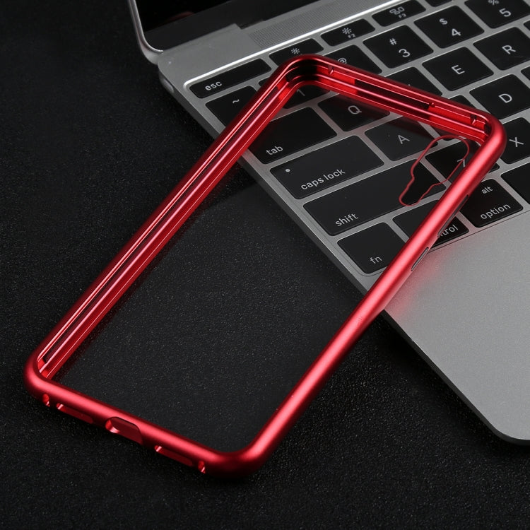 Magnetic Metal Frame Tempered Glass Case for Huawei P20