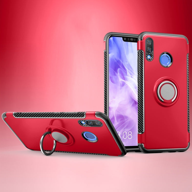 Magnetic 360 Degree Rotation Ring Holder Armor Protective Case for Huawei Nova 3
