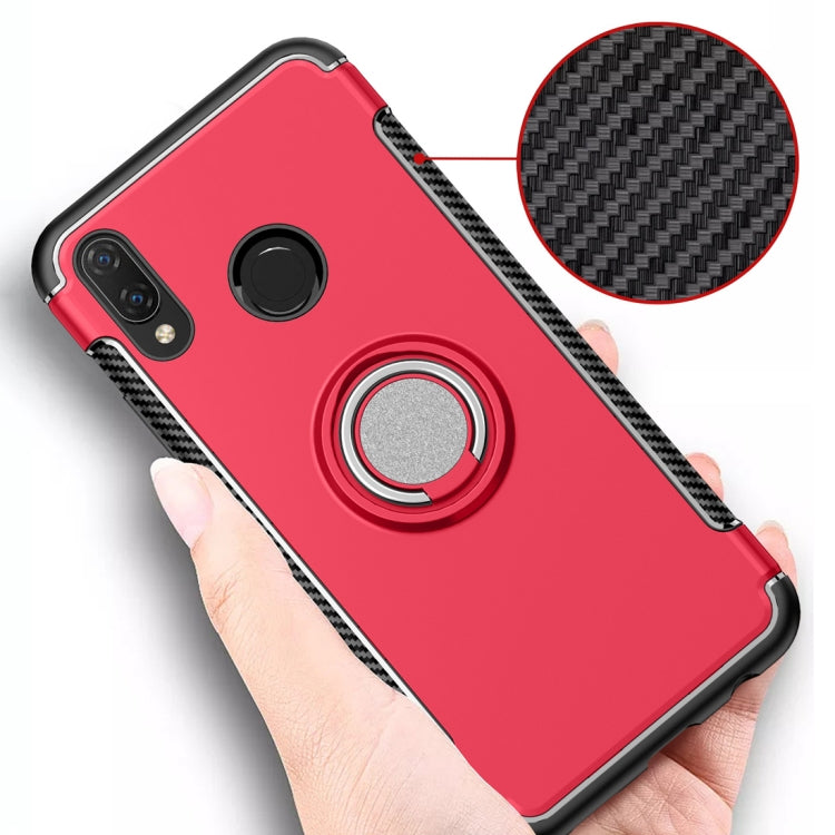 Magnetic 360 Degree Rotation Ring Holder Armor Protective Case for Huawei Nova 3i