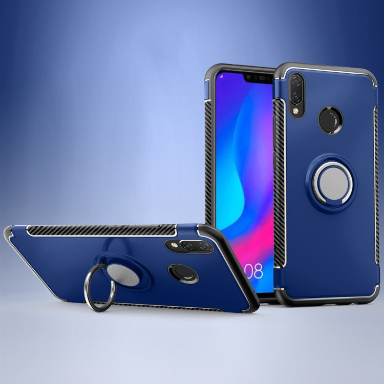 Magnetic 360 Degree Rotation Ring Holder Armor Protective Case for Huawei Nova 3i