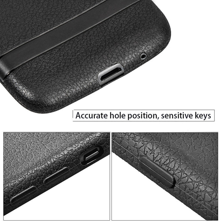 Litchi Texture TPU Shockproof Case for Huawei Y3 (2018)