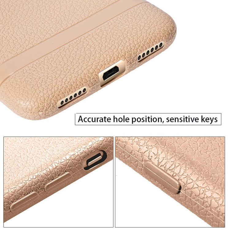 Litchi Texture TPU Shockproof Case for Huawei Y5 Prime (2018)