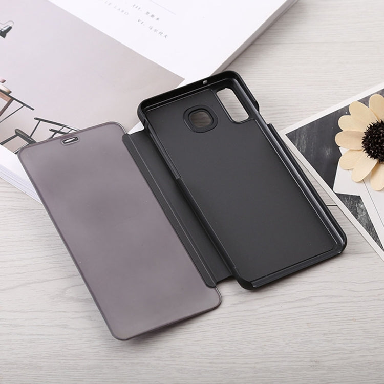Mirror Clear View Horizontal Flip PU Leather Case for Huawei Nova 3, with Holder