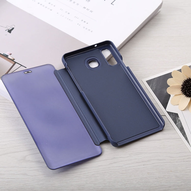 Mirror Clear View Horizontal Flip PU Leather Case for Huawei Nova 3, with Holder