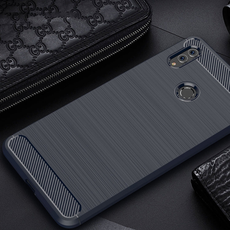 Brushed Texture Carbon Fiber Shockproof TPU Case for Huawei Honor Note 10