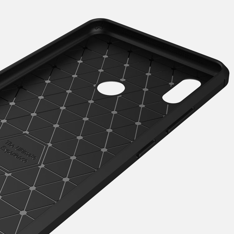 Brushed Texture Carbon Fiber Shockproof TPU Case for Huawei Honor Note 10