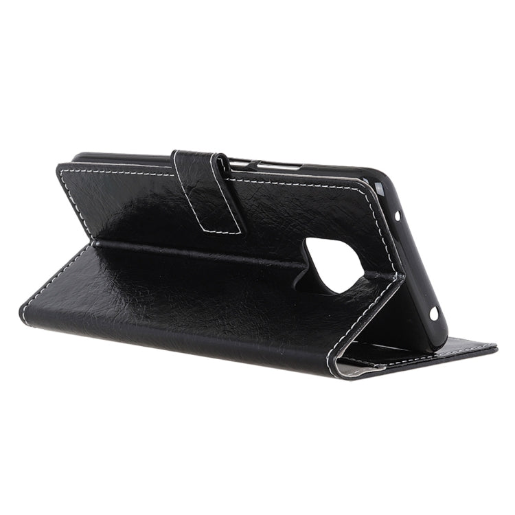 Retro Crazy Horse Texture Horizontal Flip Leather Case for Huawei Mate 20 Pro, with Holder & Card Slots & Wallet & Photo Frame