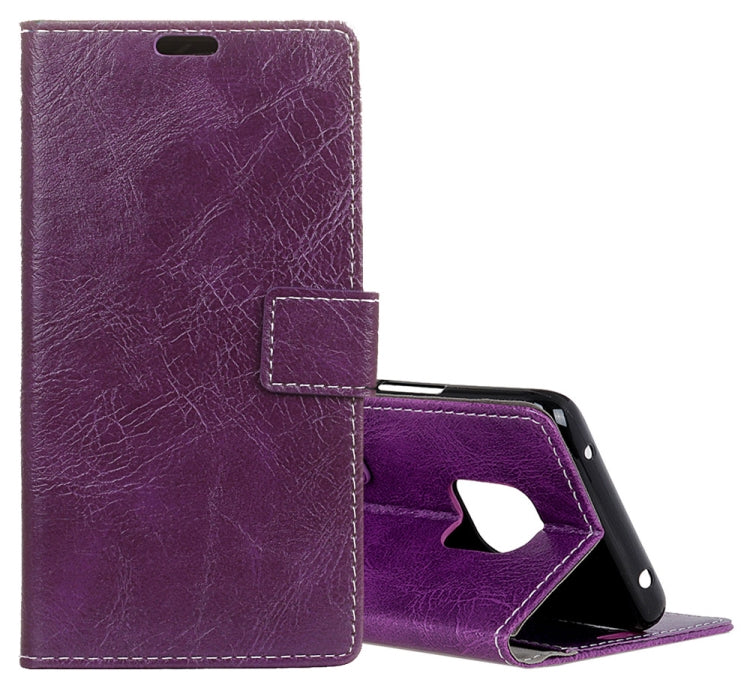 Retro Crazy Horse Texture Horizontal Flip Leather Case for Huawei Mate 20 Pro, with Holder & Card Slots & Wallet & Photo Frame