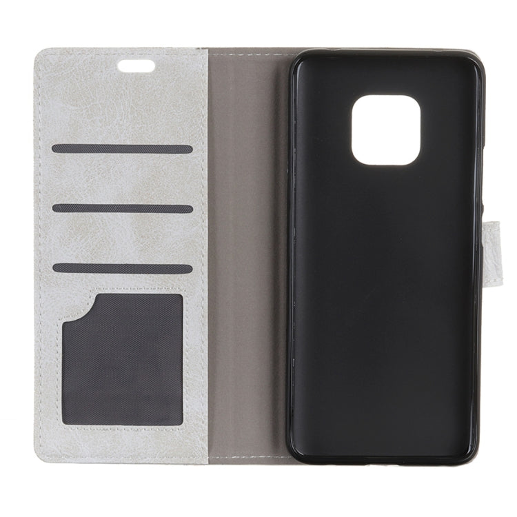 Retro Crazy Horse Texture Horizontal Flip Leather Case for Huawei Mate 20 Pro, with Holder & Card Slots & Wallet & Photo Frame