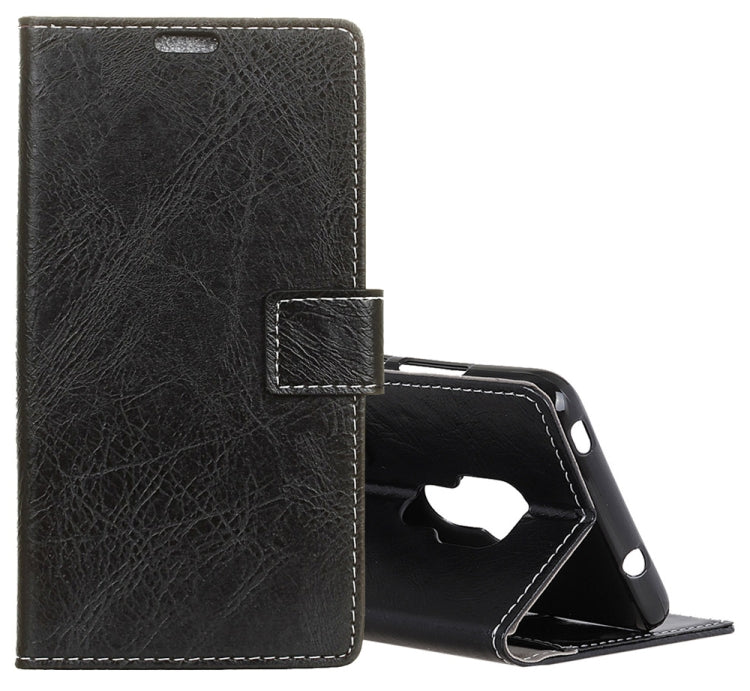 Retro Crazy Horse Texture Horizontal Flip Leather Case for Huawei Mate 20, with Holder & Card Slots & Wallet & Photo Frame
