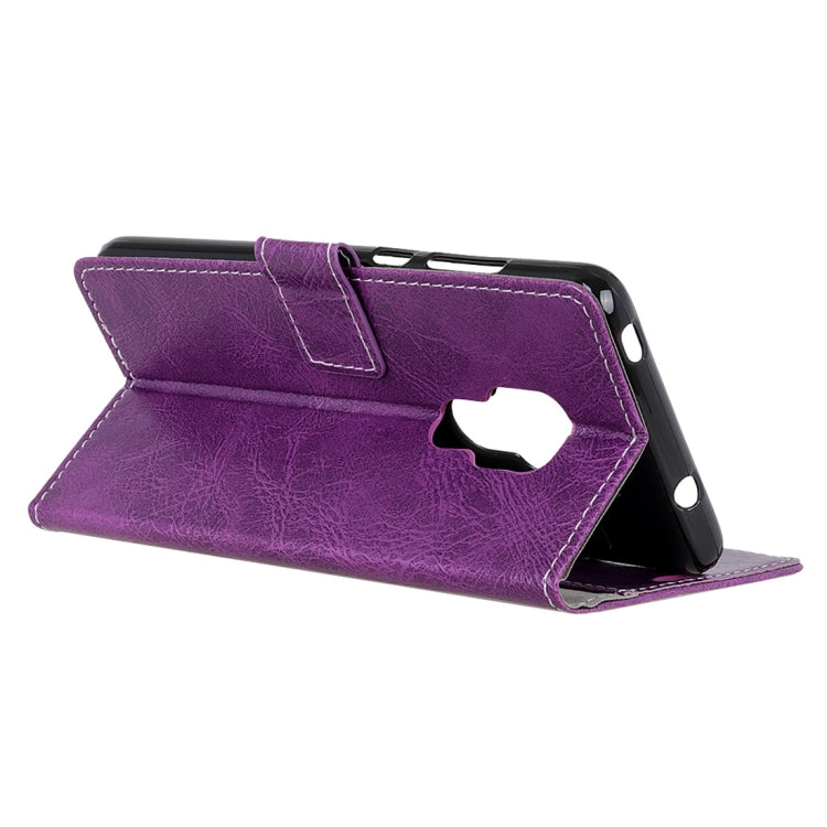 Retro Crazy Horse Texture Horizontal Flip Leather Case for Huawei Mate 20, with Holder & Card Slots & Wallet & Photo Frame