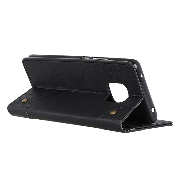 Copper Buckle Retro Crazy Horse Texture Horizontal Flip Leather Case for Huawei Mate 20 Pro, with Holder & Card Slots & Wallet