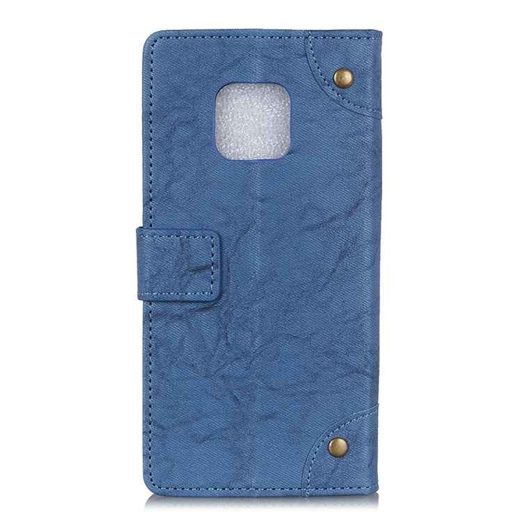 Copper Buckle Retro Crazy Horse Texture Horizontal Flip Leather Case for Huawei Mate 20 Pro, with Holder & Card Slots & Wallet