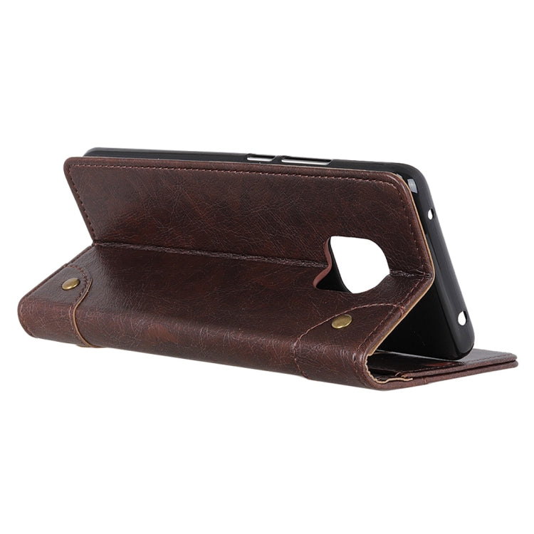 Copper Buckle Nappa Texture Horizontal Flip Leather Case for Huawei Mate 20 Pro, with Holder & Card Slots & Wallet