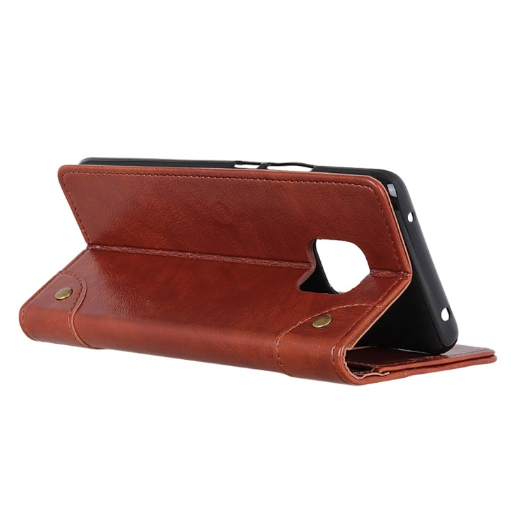 Copper Buckle Nappa Texture Horizontal Flip Leather Case for Huawei Mate 20 Pro, with Holder & Card Slots & Wallet