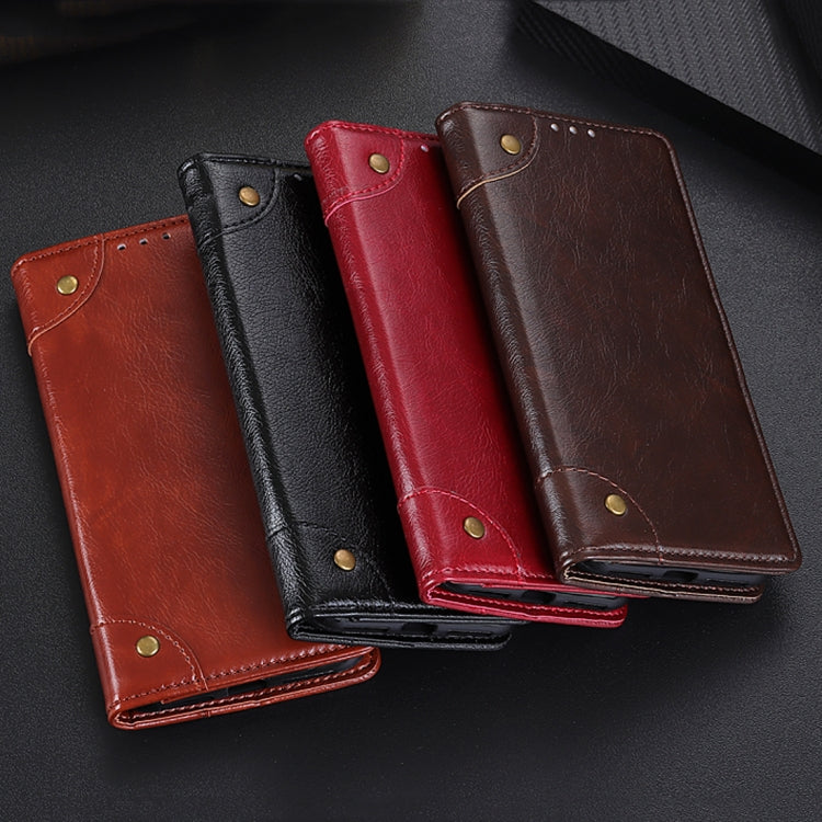 Copper Buckle Nappa Texture Horizontal Flip Leather Case for Huawei Mate 20 Pro, with Holder & Card Slots & Wallet