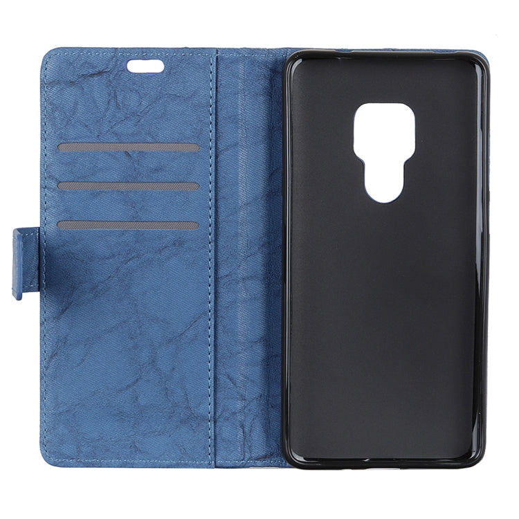 Copper Buckle Retro Crazy Horse Texture Horizontal Flip Leather Case for Huawei Mate 20, with Holder & Card Slots & Wallet