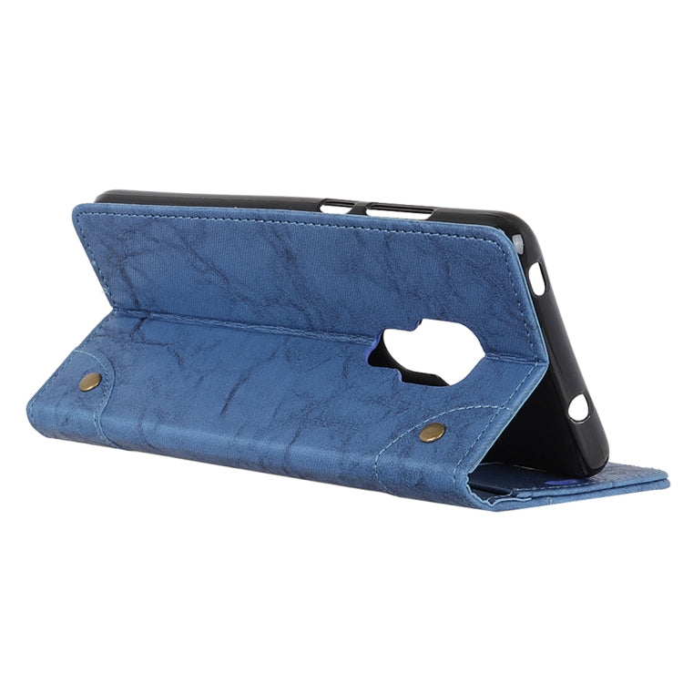 Copper Buckle Retro Crazy Horse Texture Horizontal Flip Leather Case for Huawei Mate 20, with Holder & Card Slots & Wallet