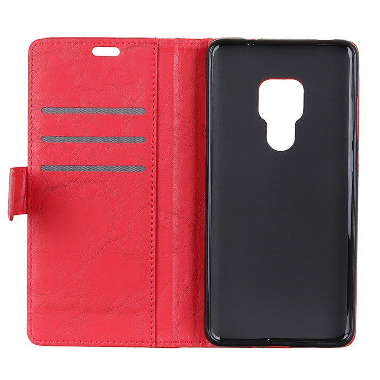 Copper Buckle Retro Crazy Horse Texture Horizontal Flip Leather Case for Huawei Mate 20, with Holder & Card Slots & Wallet
