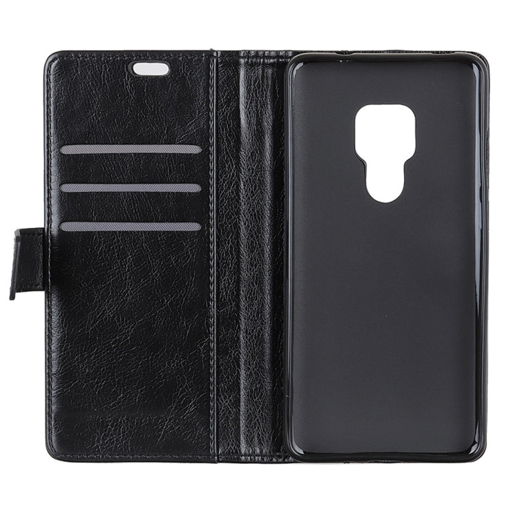 Copper Buckle Nappa Texture Horizontal Flip Leather Case for Huawei Mate 20, with Holder & Card Slots & Wallet