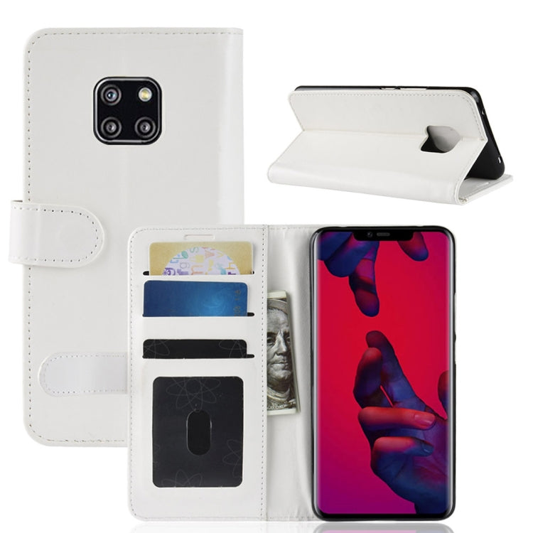 Retro Crazy Horse Texture Horizontal Flip Leather Case for Huawei Mate 20 Pro, with Holder & Card Slots & Wallet