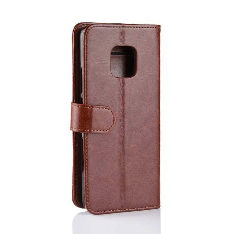 Retro Crazy Horse Texture Horizontal Flip Leather Case for Huawei Mate 20 Pro, with Holder & Card Slots & Wallet