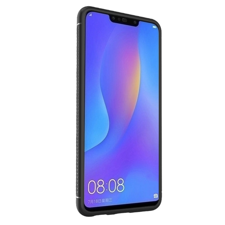 lenuo Leshen Series Stripe Texture TPU Case for Huawei Nova 3i(Black)