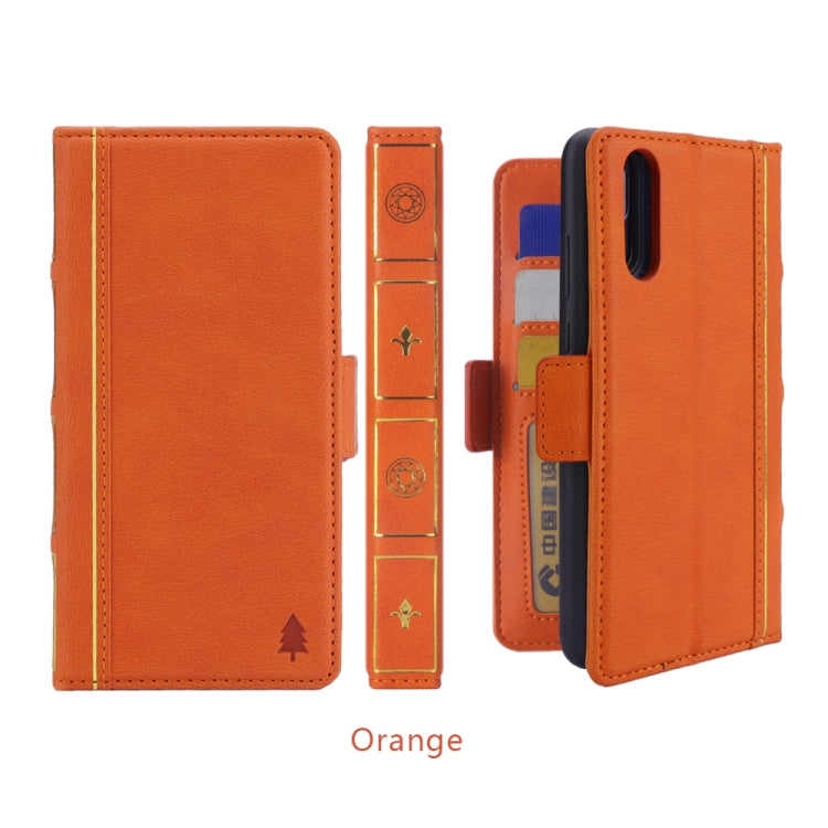 Bible Style Business Horizontal Flip Leather Case for Huawei P20, with Card Slots & Photo Frame & Holder & Wallet
