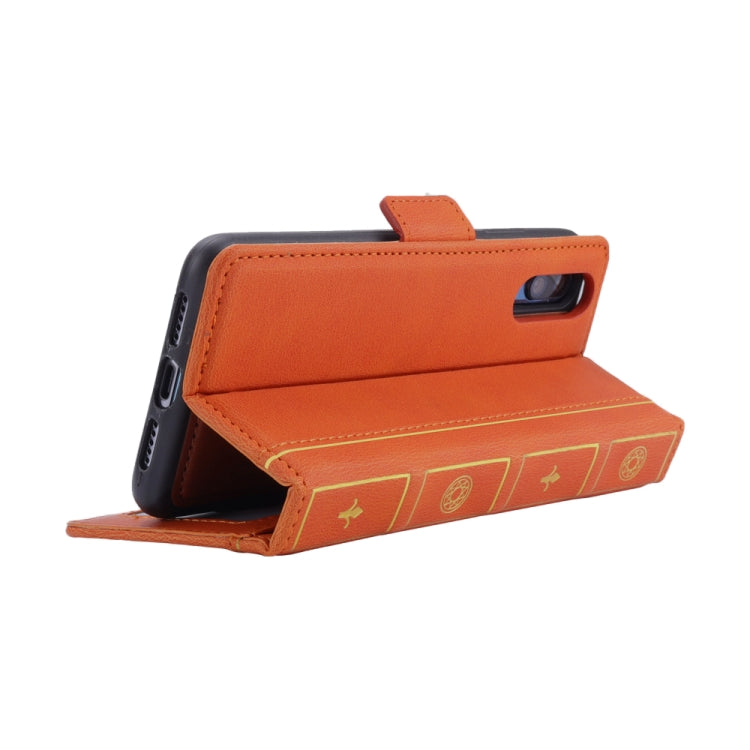 Bible Style Business Horizontal Flip Leather Case for Huawei P20, with Card Slots & Photo Frame & Holder & Wallet