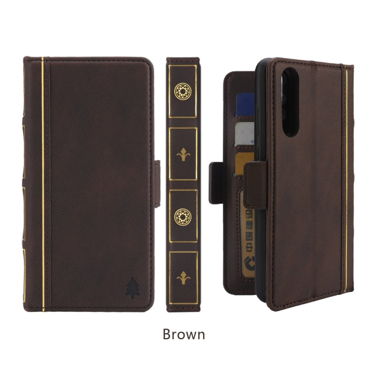 Bible Style Business Horizontal Flip Leather Case for Huawei P20 Pro, with Card Slots & Photo Frame & Holder & Wallet