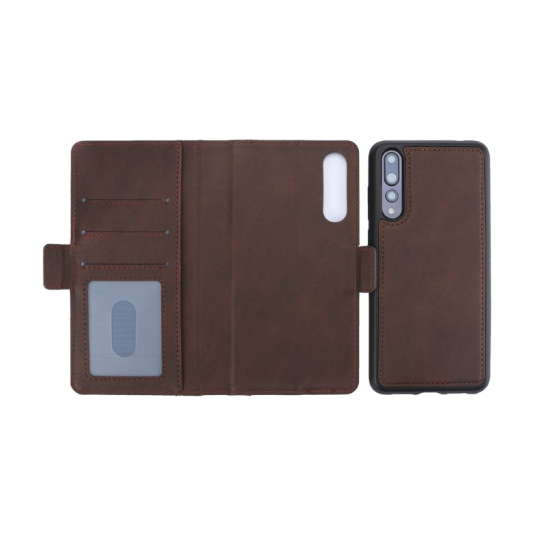 Bible Style Business Horizontal Flip Leather Case for Huawei P20 Pro, with Card Slots & Photo Frame & Holder & Wallet