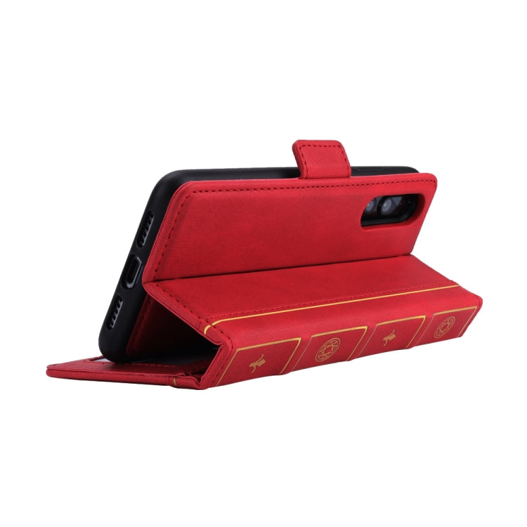 Bible Style Business Horizontal Flip Leather Case for Huawei P20 Pro, with Card Slots & Photo Frame & Holder & Wallet